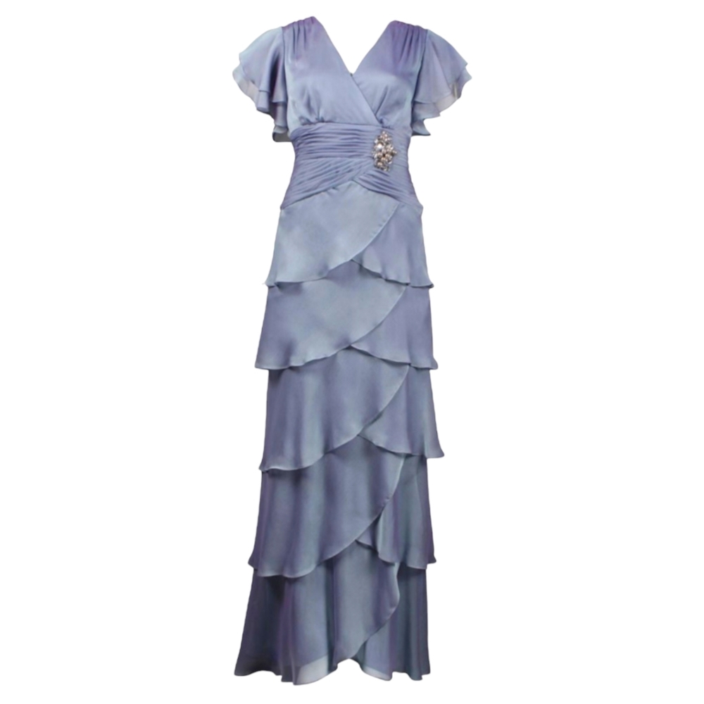 Adrianna Pappel Layered Dress 6P